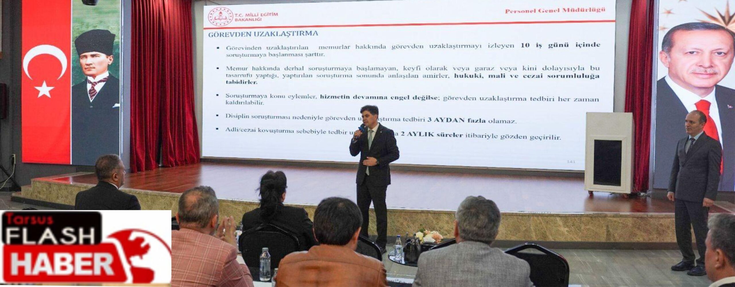 “DİSİPLİN, ÖDÜL VE ETİK SEMİNERİ” KAPANIŞ PROGRAMIYLA SONA ERDİ